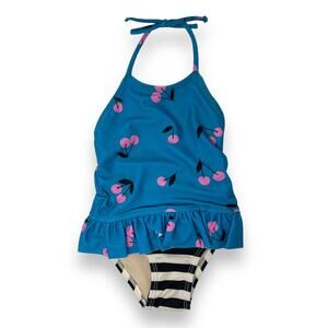 Tea Collection NWT Peplum One-Piece Swimsuit. Size 2